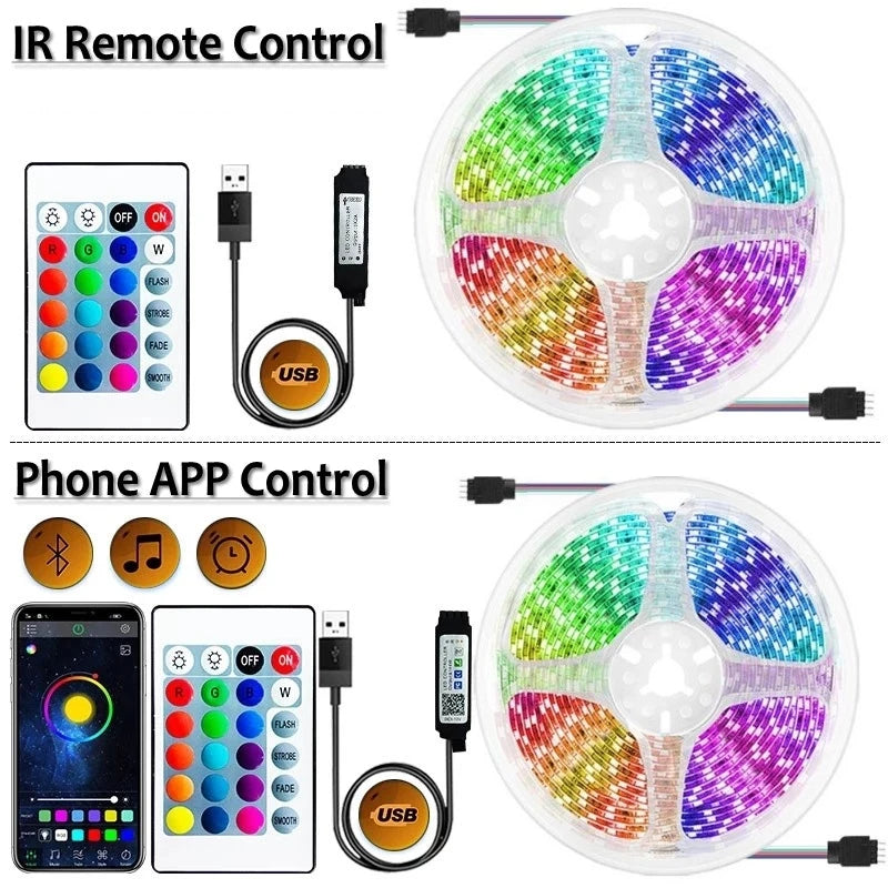 USB LED Strip Light Bluetooth WiFi - RGB 5050