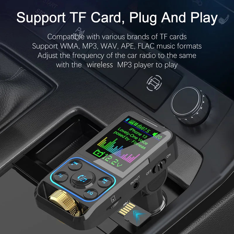 FM Transmitter Car Bluetooth