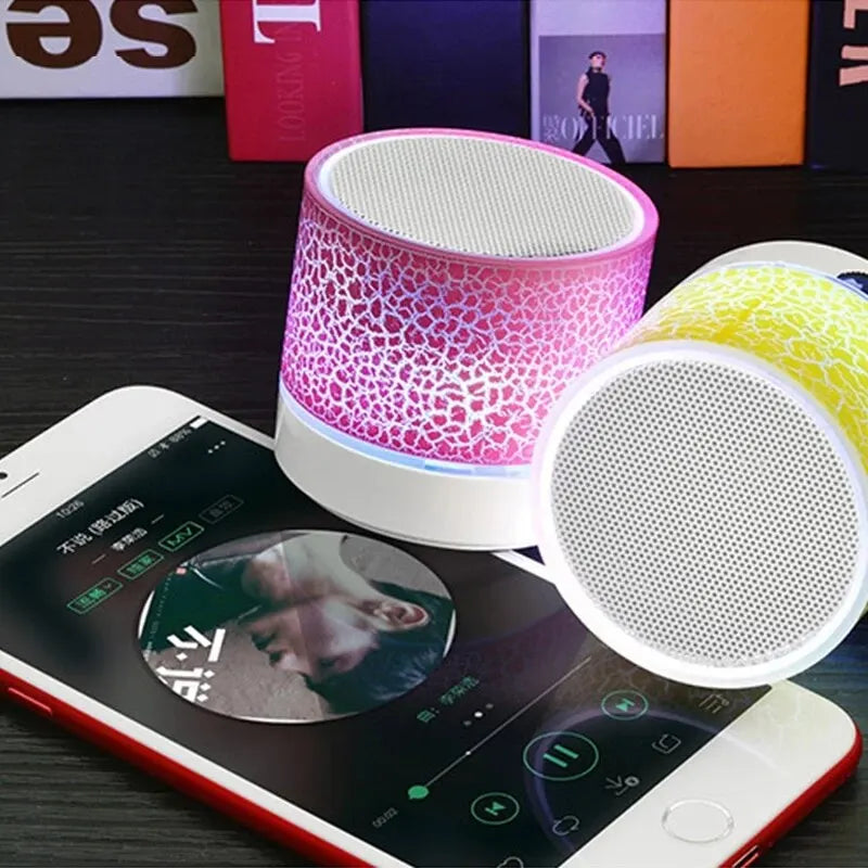 Bluetooth Mini Speaker Wireless Colorful LED