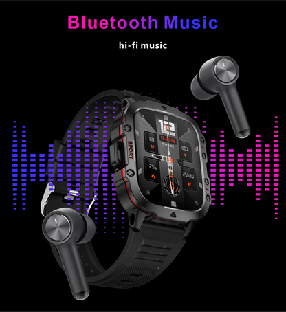 Men’s Smart Watch – Bluetooth Call, Fitness, 3ATM Waterproof