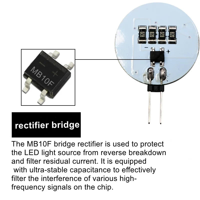 G4 LED Round Range Hood Bulb 12v SMD