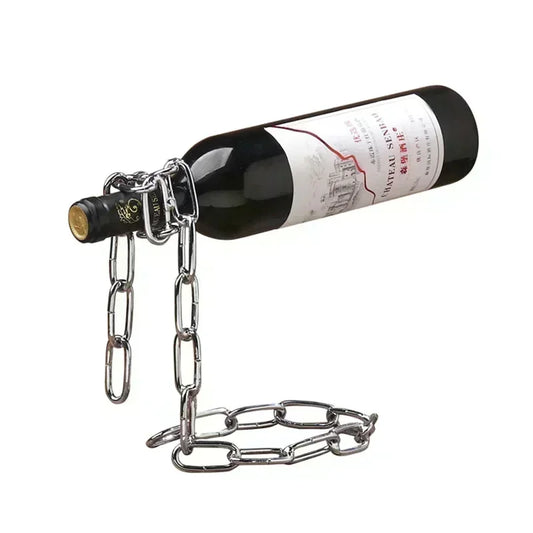 Iron Chain Wine Racks One Bottle Wine Magical Suspension