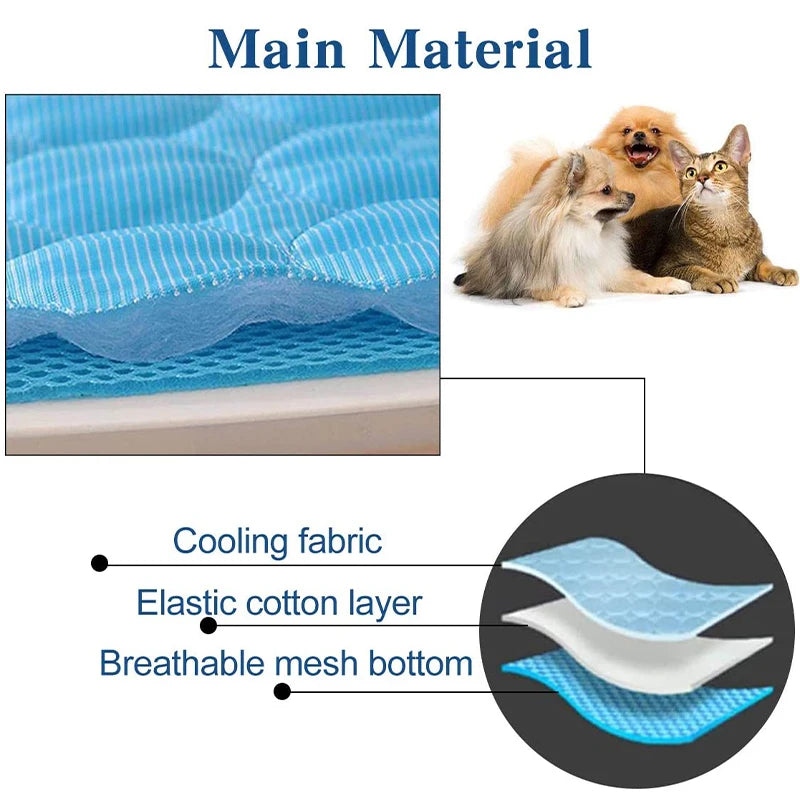 Dog Cooling Mat Large for Small Medium Large Dogs Cats