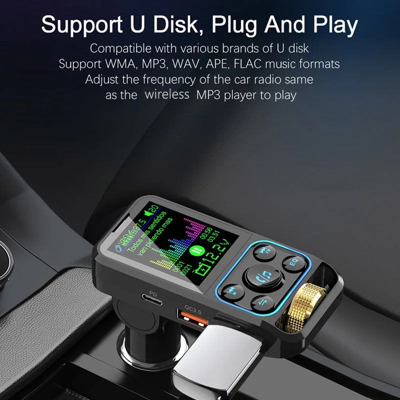 FM Transmitter Car Bluetooth