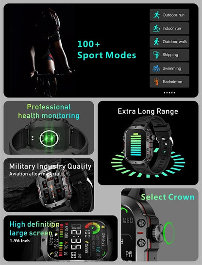 Military GPS Smart Watch