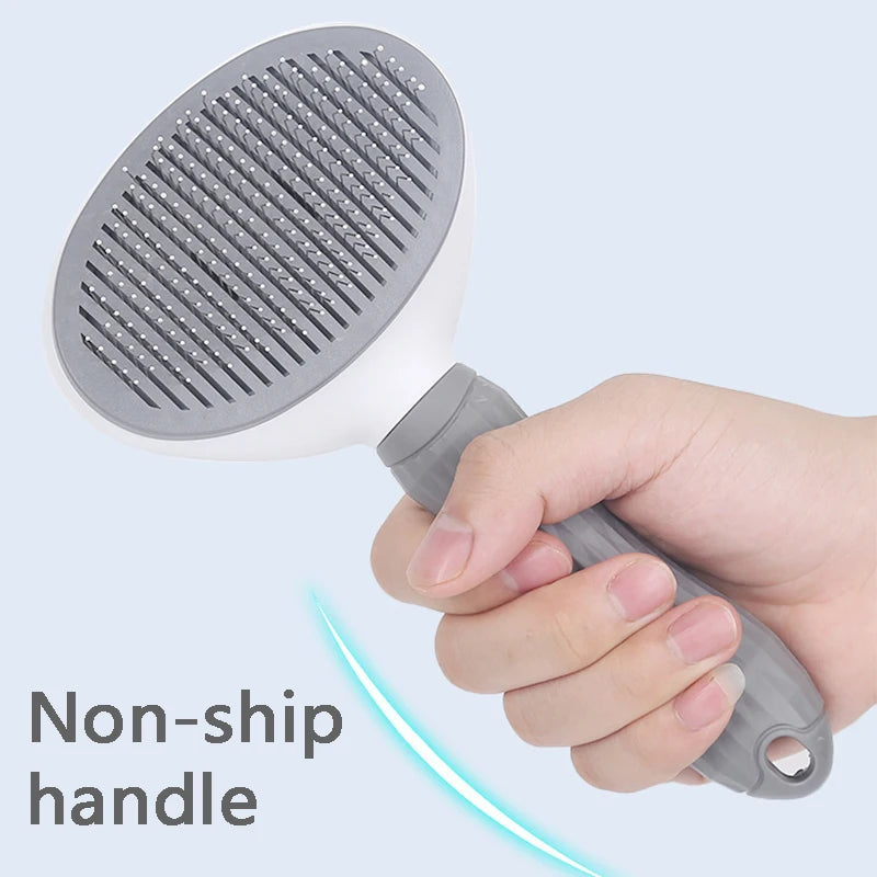 Pet Hair Remover Brush - Non-Slip Grooming Tool for Dogs & Cats