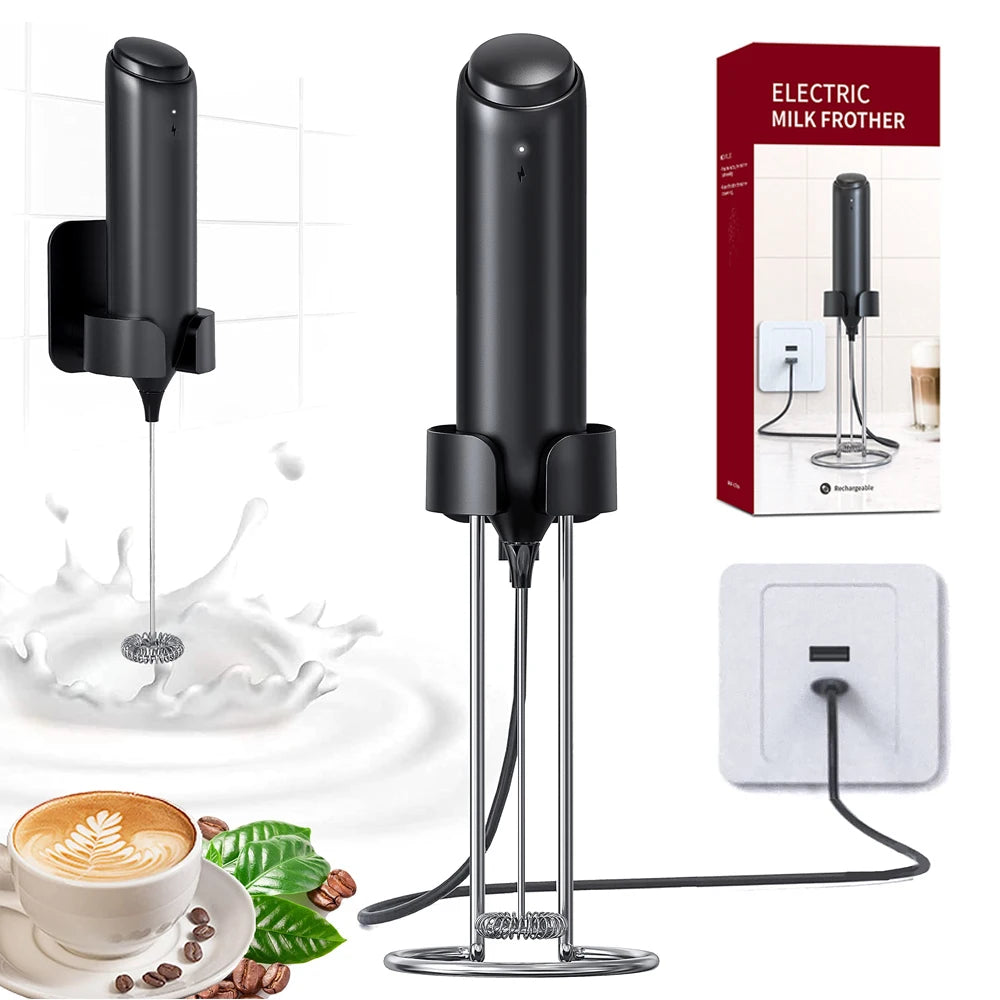 Wireless Electric Milk Frother & Whisk