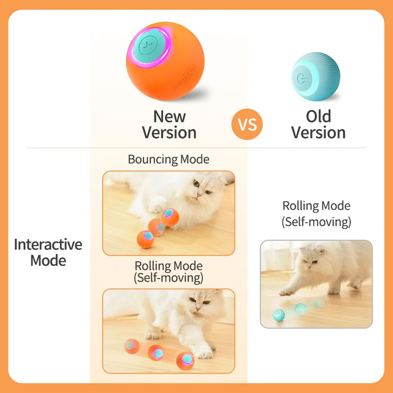 Interactive Rolling Ball - Smart Electric Cat Toy