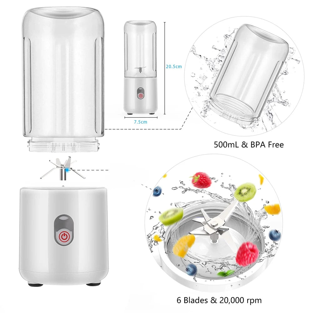 Portable Blender Mini Juicer Machine