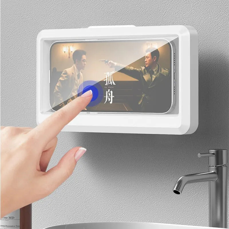 Waterproof Shower Phone Holder with 360° Rotation