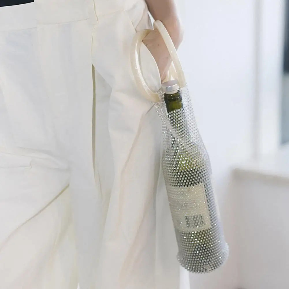 Wine Bottle Tote ShinyCarrier with Handle