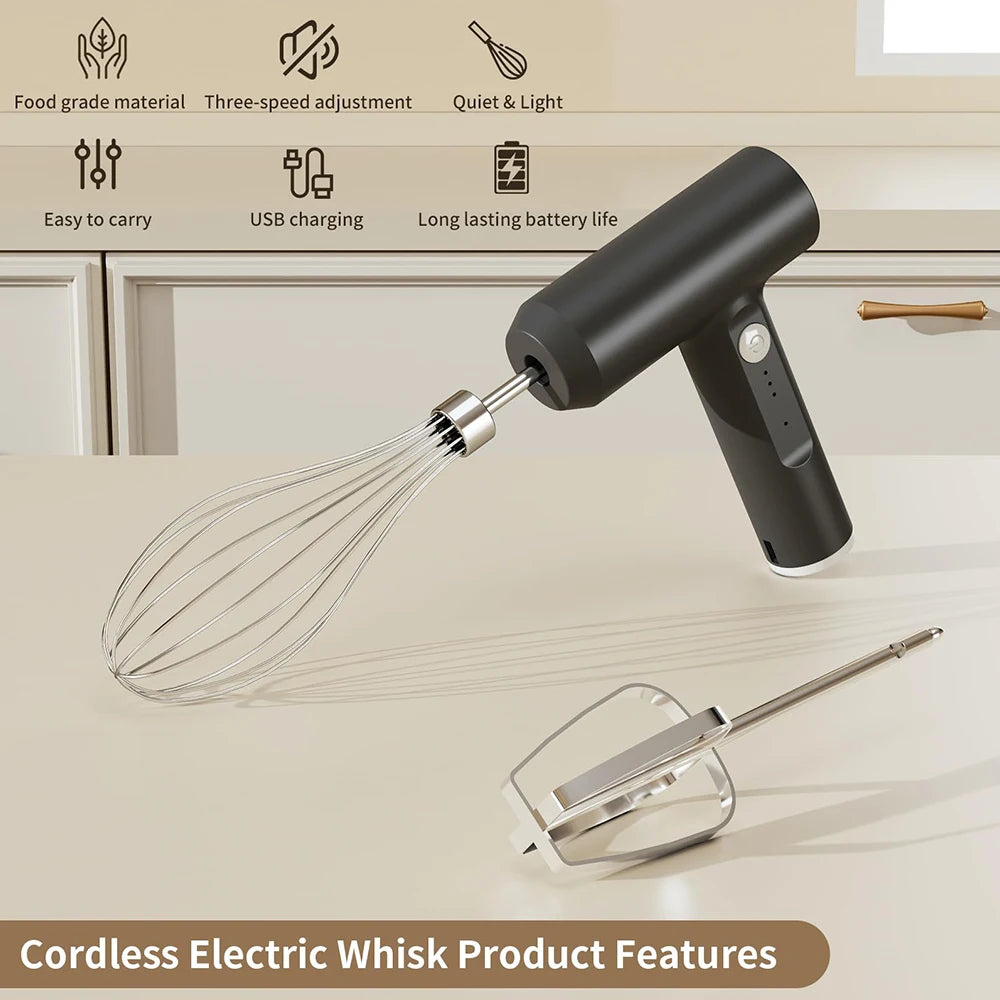 Hand Mixer Wireless Electric Whisk