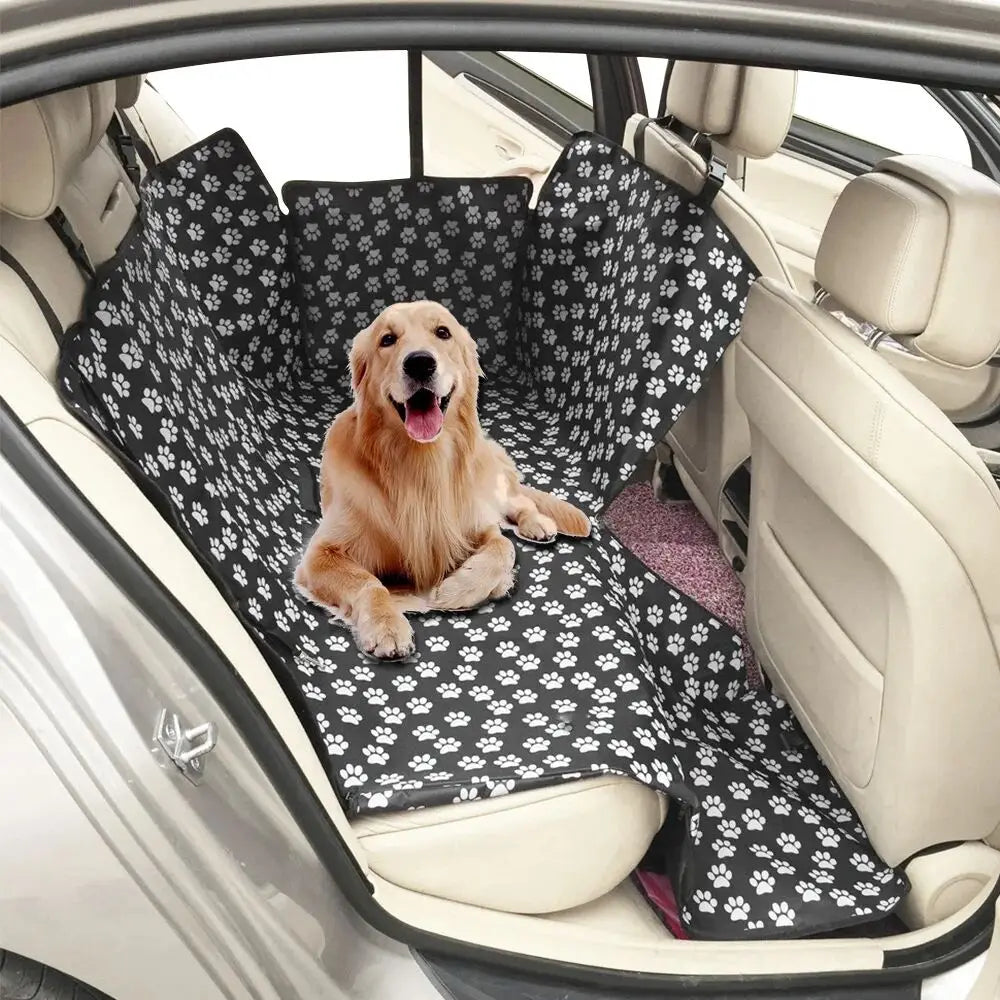 Waterproof Dog Car Seat Cover Protector Printed Pet Dog Scratchproof