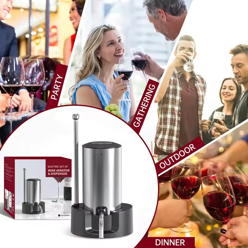 Electric Wine Aerator and Dispenser