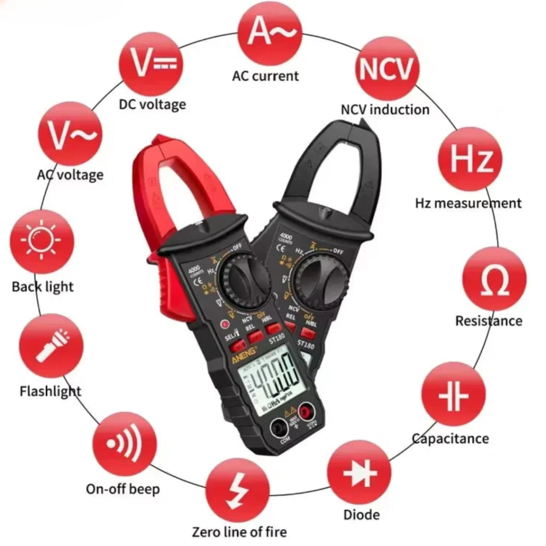 Multimeter Voltage Tester – Car Amp, Hz, Capacitance, NCV, Ohm Measurement