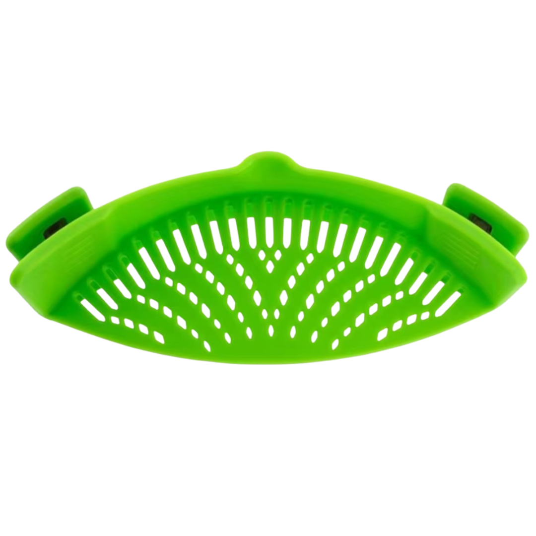 Adjustable Silicone Clip On - Pot and Pasta Strainer